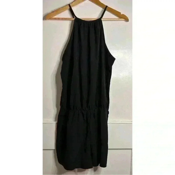 Favolook Black Halter One  Piece Shorts Suit Size L - Picture 2 of 11